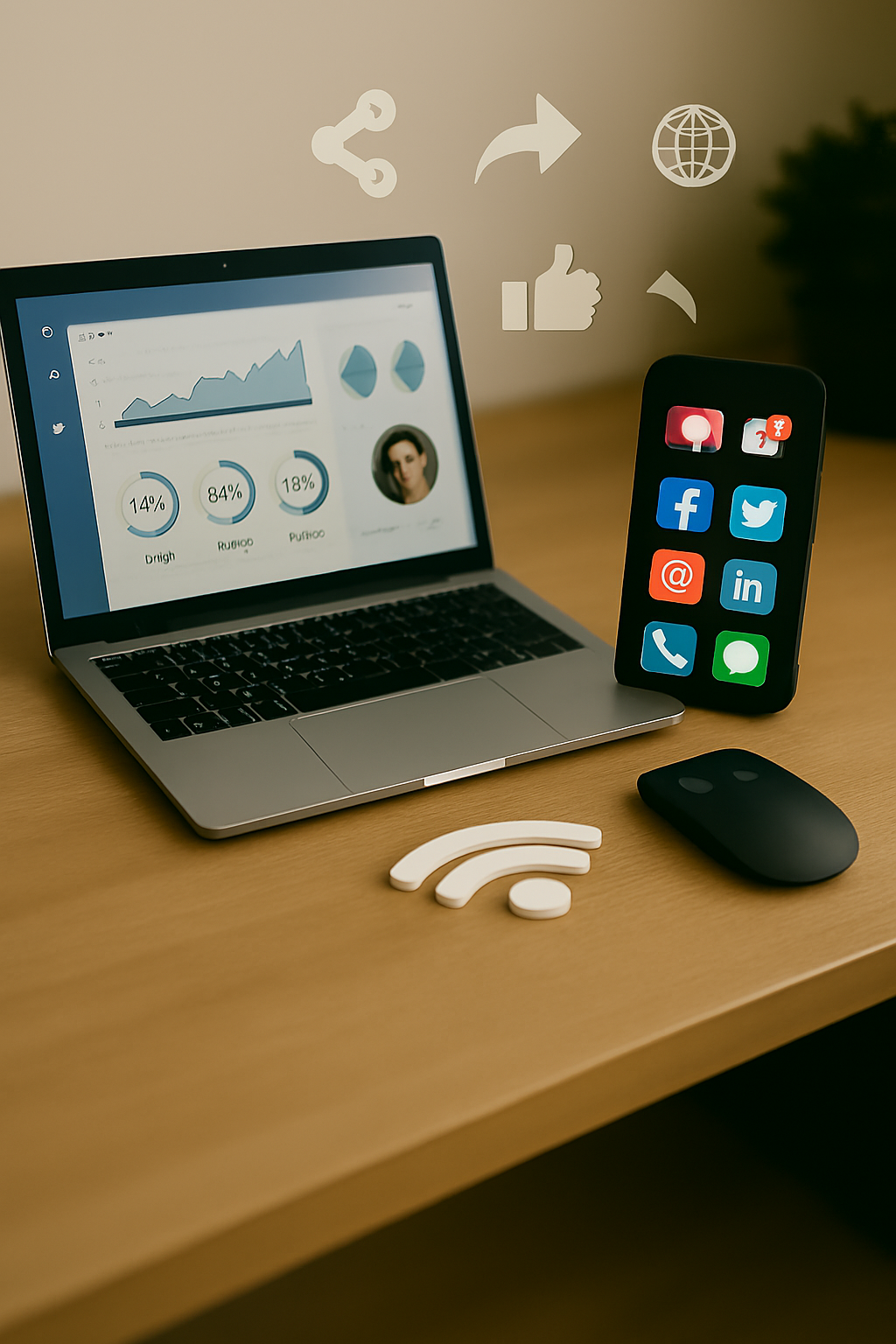 Assistência em Redes Sociais e Sites